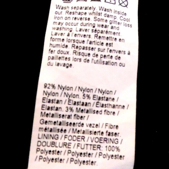 Sparkling Bodycon Dress Black Green Spiderweb Sexy Sally UK Size 8 USA 4 - Picture 8 of 10